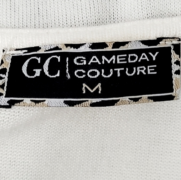 Game Day Couture Unc Tarheels Ladies Waterfall Open Front Cardigan Color White B - Picture 4 of 5